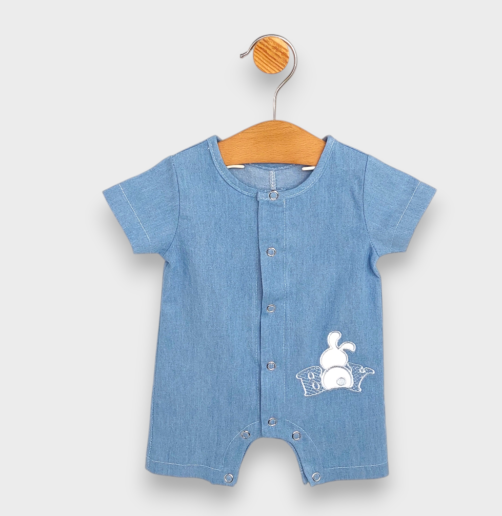 Salopetă pentru bebeluși Rainy Premium, băieți, 56-80 cm, din denim