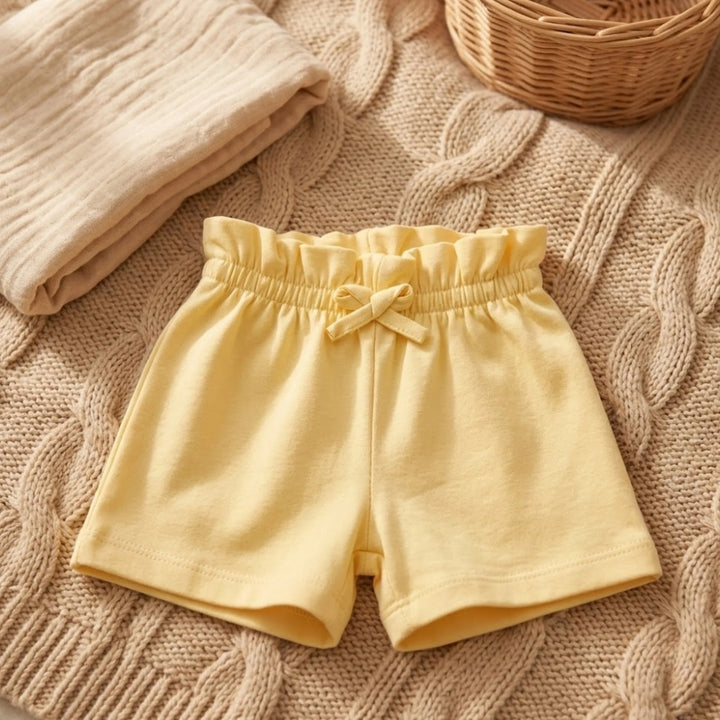 Rainy Pantaloni scurți pentru bebeluși 62-92 cm. galben