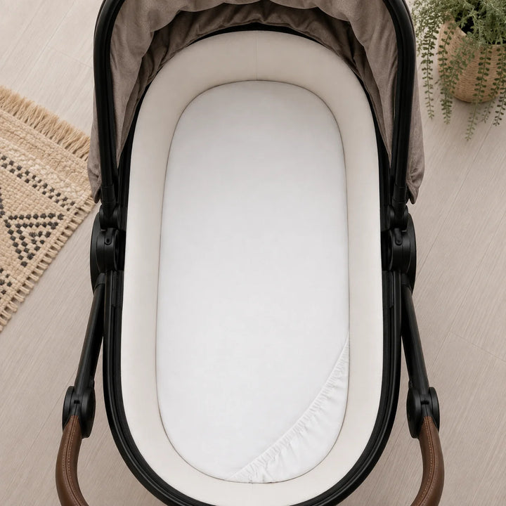 Rainy Cearșaf pentru cărucior cu elastic 55/95 cm. alb