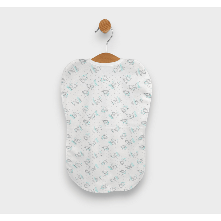 Rainy Sac de înfășat cu fermoar + căciulă „Ursuleți gri” Baby
