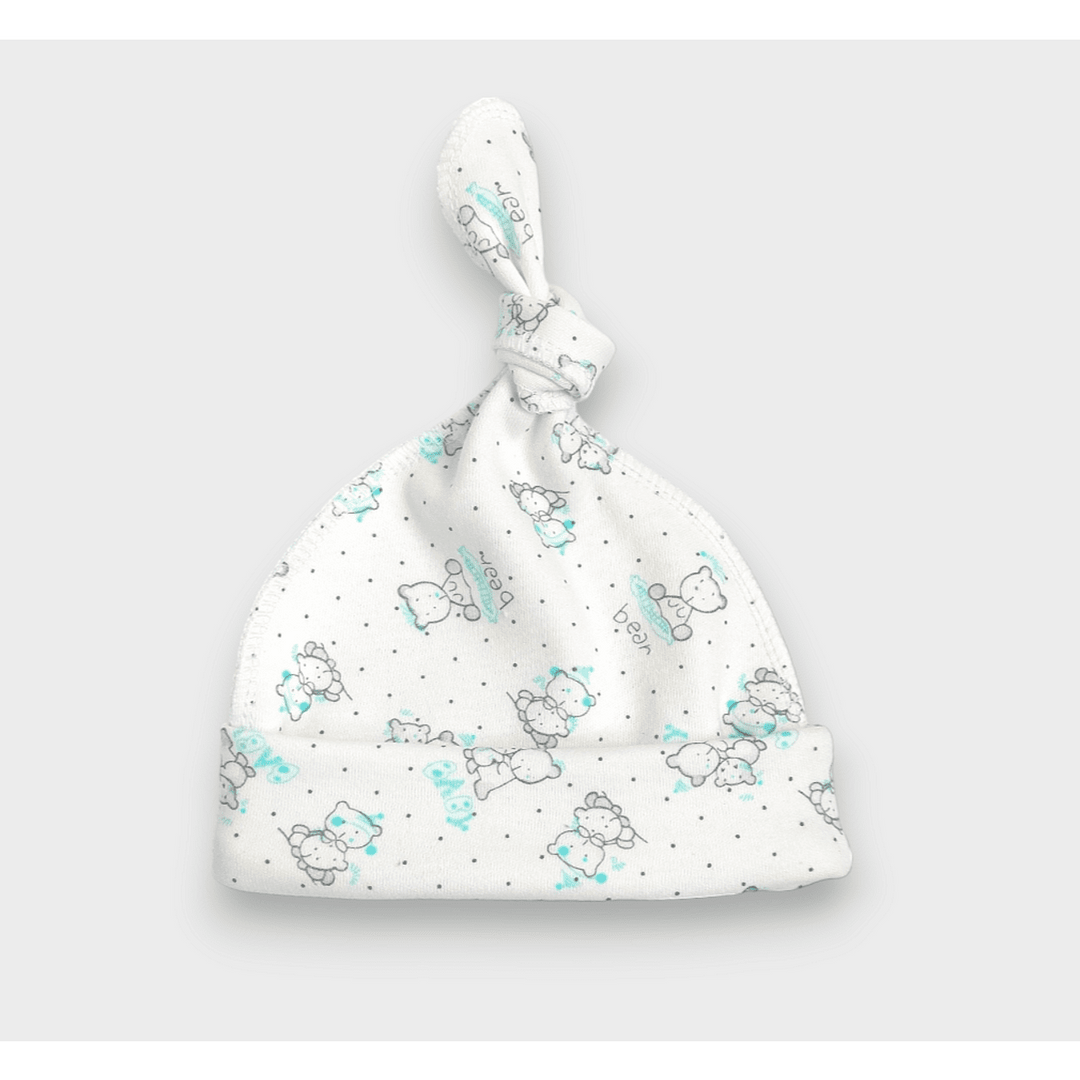 Rainy Sac de înfășat cu fermoar + căciulă „Ursuleți gri” Baby
