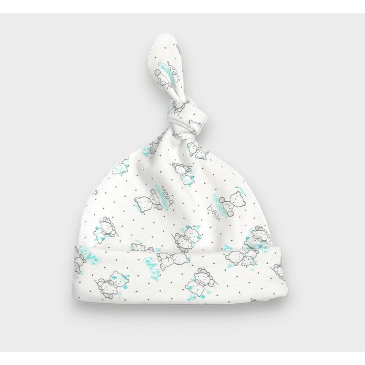 Rainy Sac de înfășat cu fermoar + căciulă „Ursuleți gri” Baby
