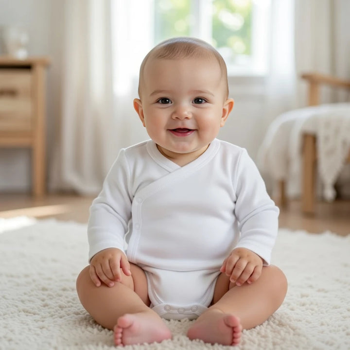 Rainy Body pentru copii Blanc cu închidere laterală 48-74cm.