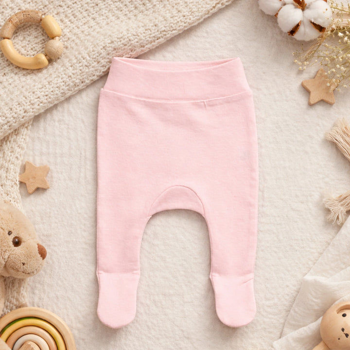 Rainy Pantaloni cu botoșei pentru bebeluși 56-80 cm roz