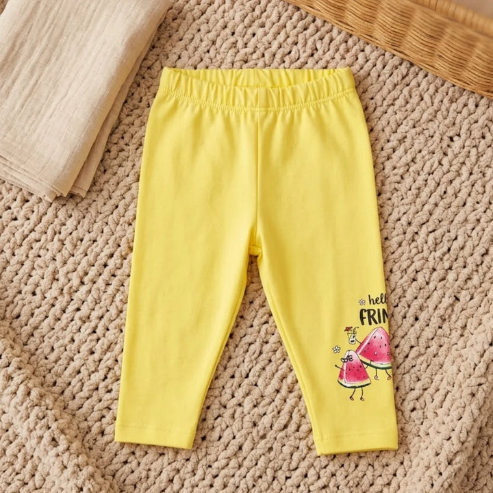 Rainy Colanți lungi pentru bebeluși Happy friends 62-92 cm, galben