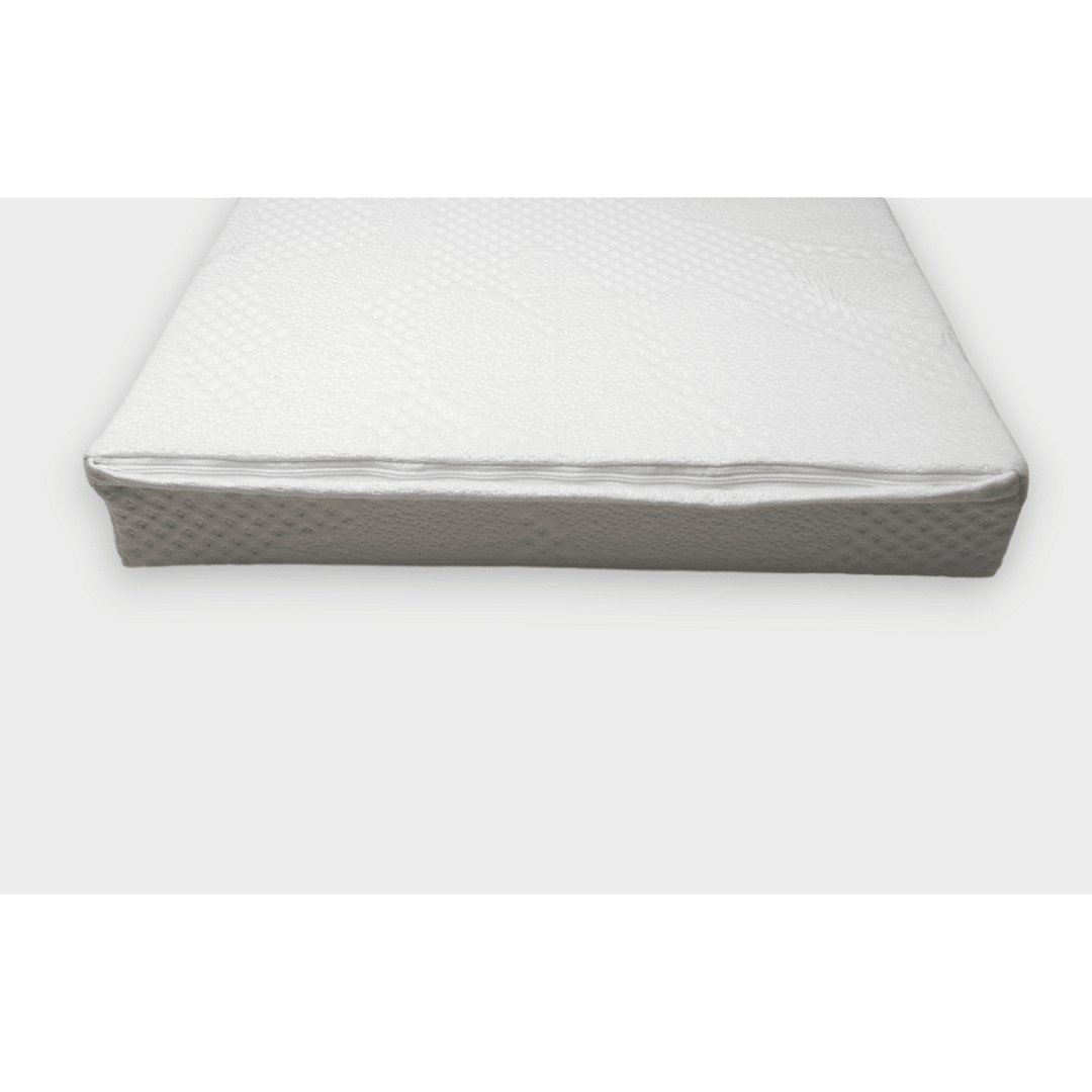 Pernă anti-reflux pentru bebeluși Rainy 60x39cm cașmir material respirabil cu fermoar