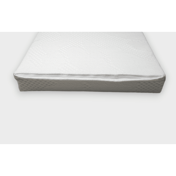 Pernă anti-reflux pentru bebeluși Rainy 60x39cm cașmir material respirabil cu fermoar