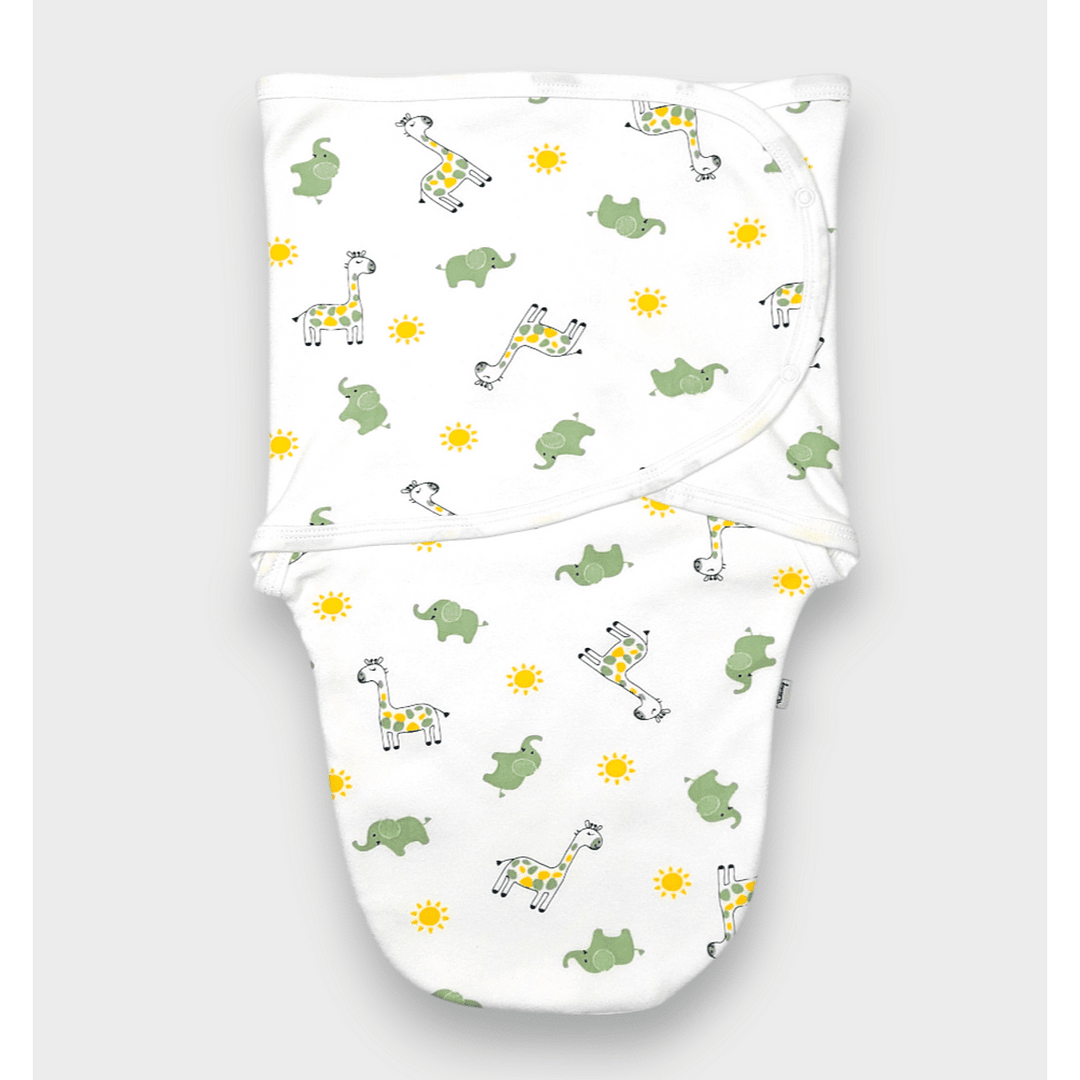 Rainy Păturică antistres pentru nou-născuți Girafă și elefant