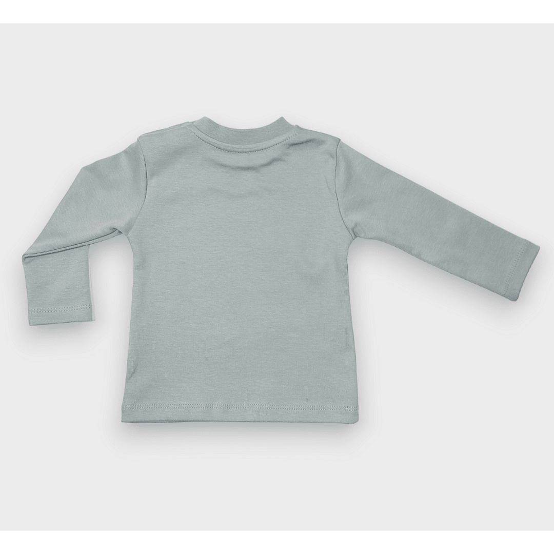 Bluză pentru bebeluși Rainy cu mâneci lungi Relax 62-92 cm, verde lăptos