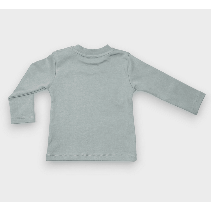 Bluză pentru bebeluși Rainy cu mâneci lungi Relax 62-92 cm, verde lăptos