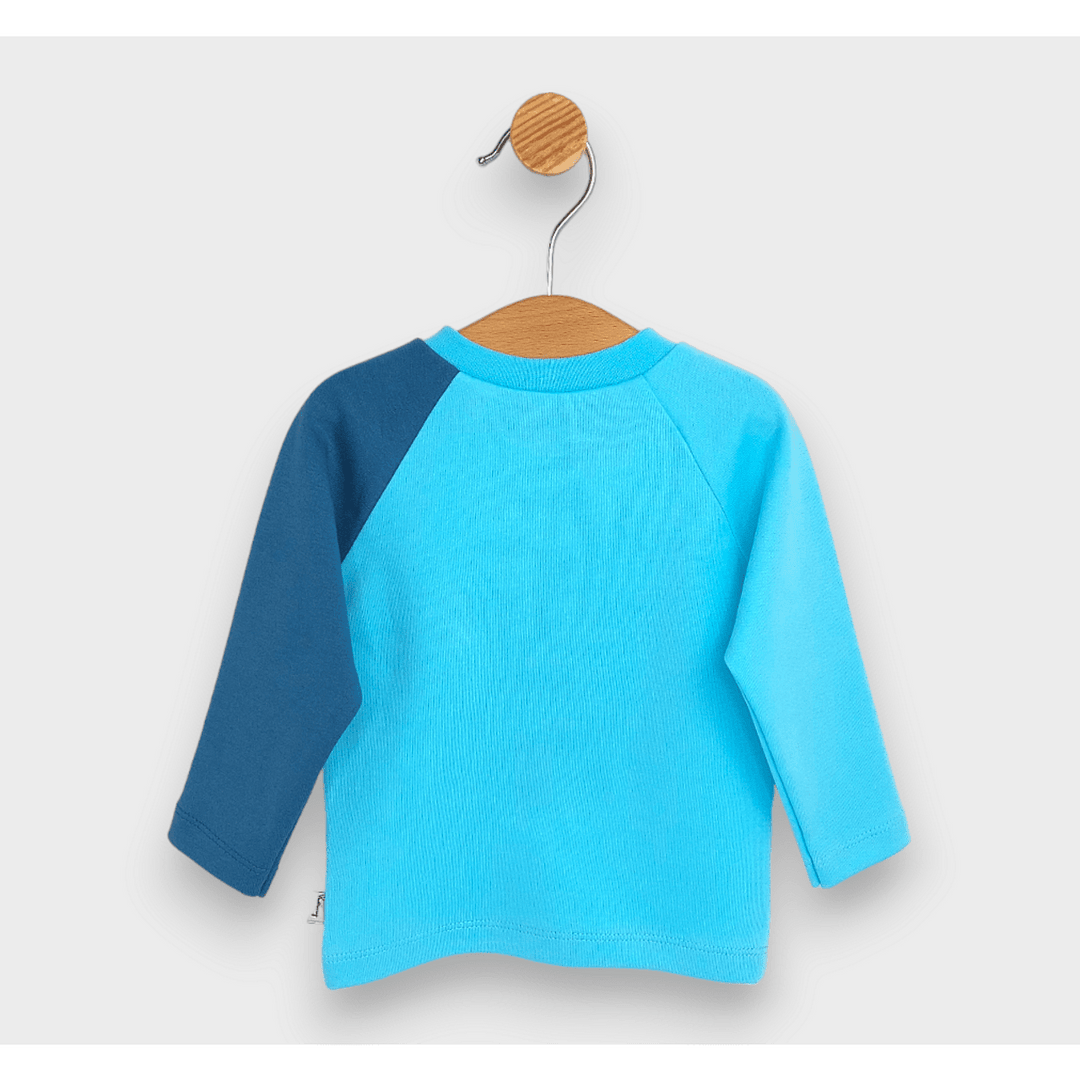 Rainy Bluză pentru bebeluși cu mânecă lungă raglan Monster 62-92 cm.