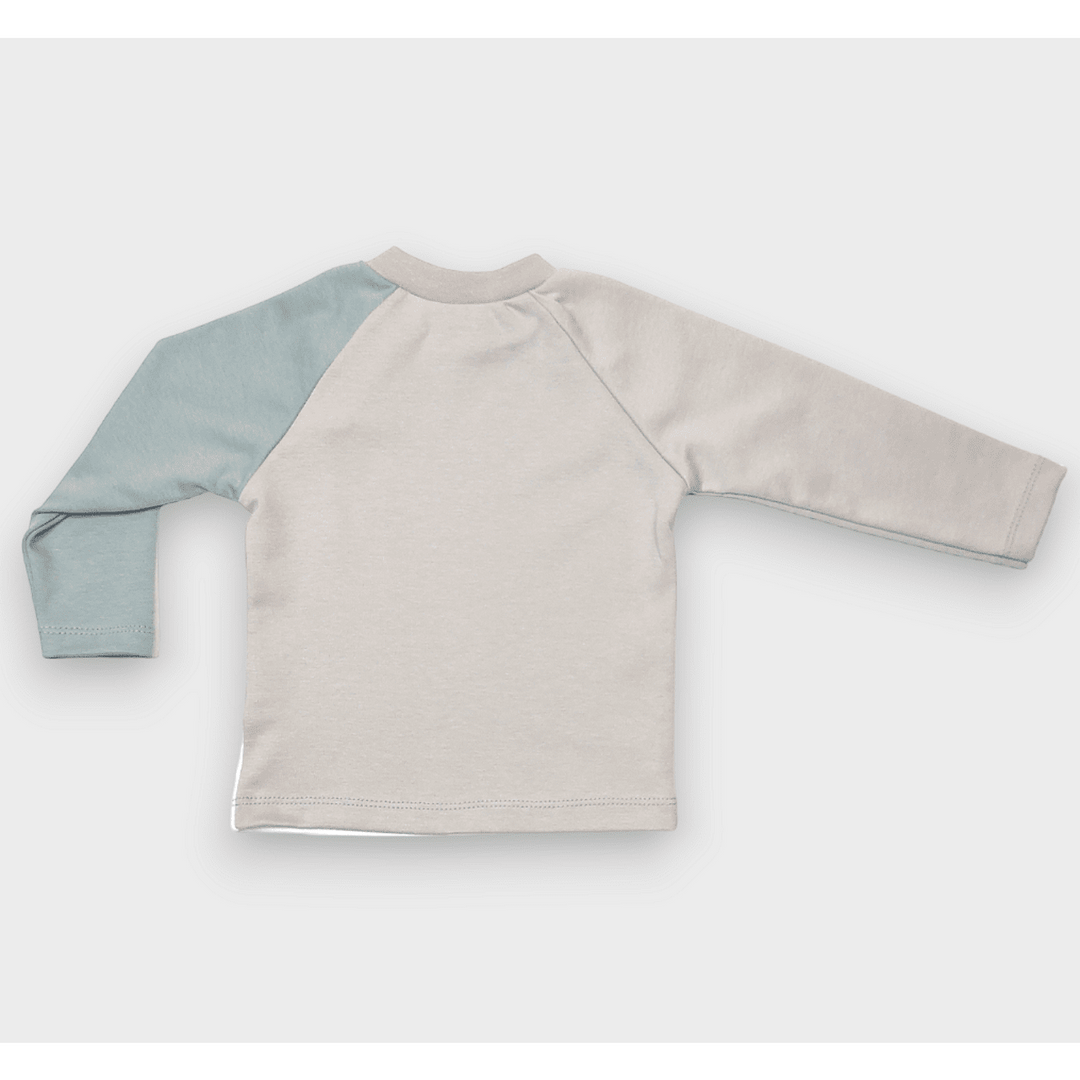 Bluză pentru bebeluși Rainy cu mâneci lungi raglan Roar 62-92 cm.