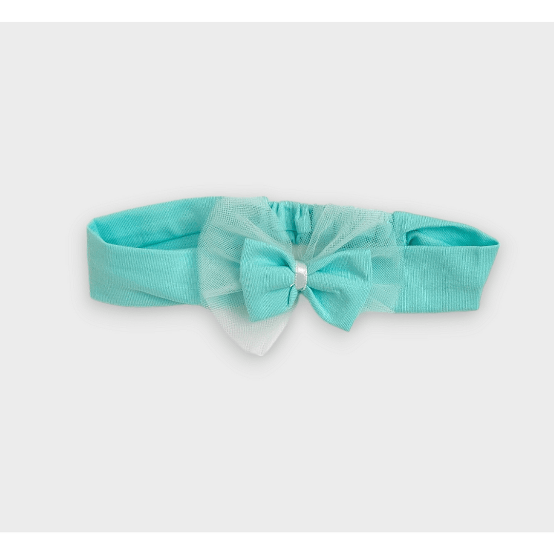 Rainy Rochiță-body pentru bebeluși cu tul și diademă 56-80 cm, culoare rezeda