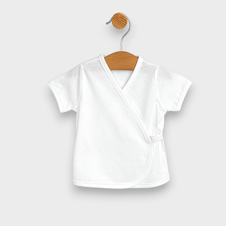 Rainy Cămașă de corp pentru bebeluși cu mânecă scurtă Îmbrățișează-mă 56-68 cm.