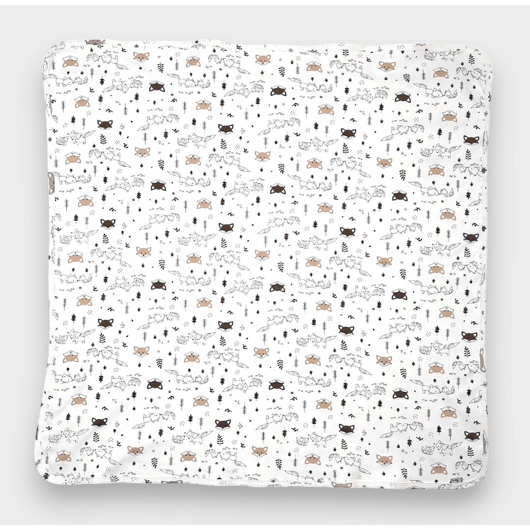 Rainy Scutec pentru bebeluși 85 x 85 cm. Vulpițe