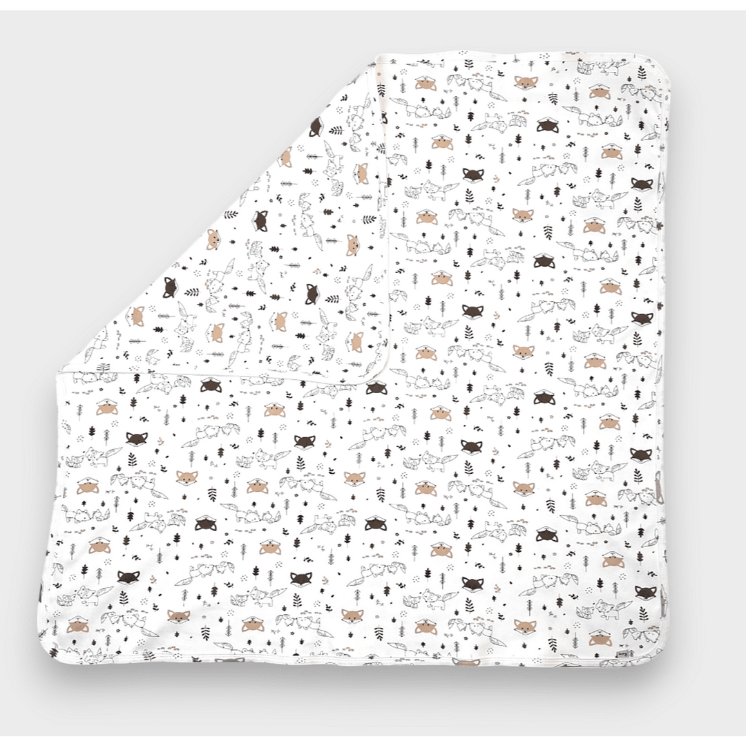 Rainy Scutec pentru bebeluși 85 x 85 cm. Vulpițe