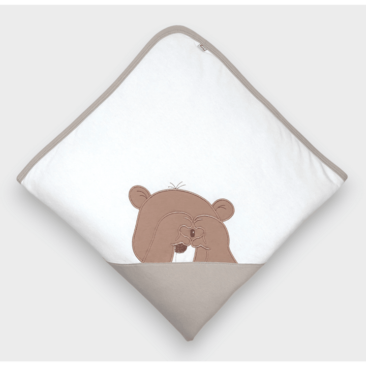 Rainy Scutec pentru bebeluși 85x85 cm. Love Bear