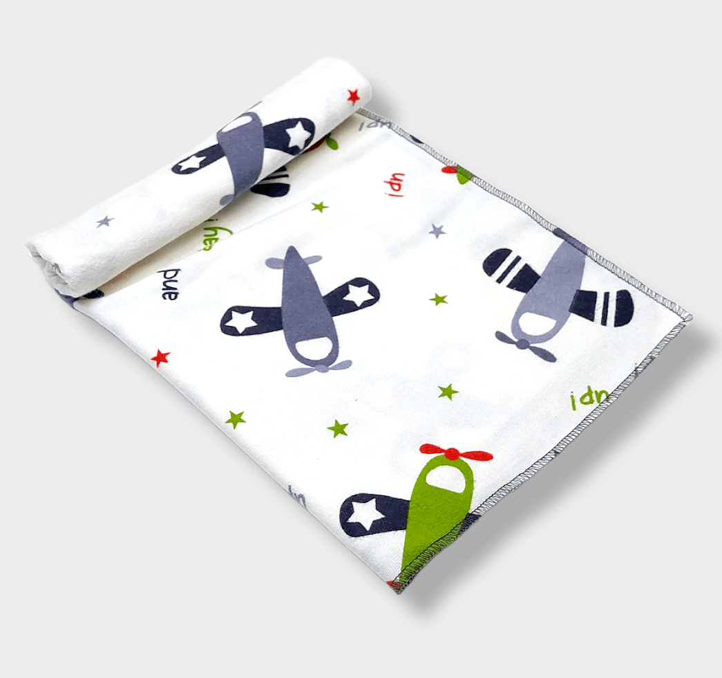 Rainy Scutec pentru bebeluși din finet 35x80 cm. Avion