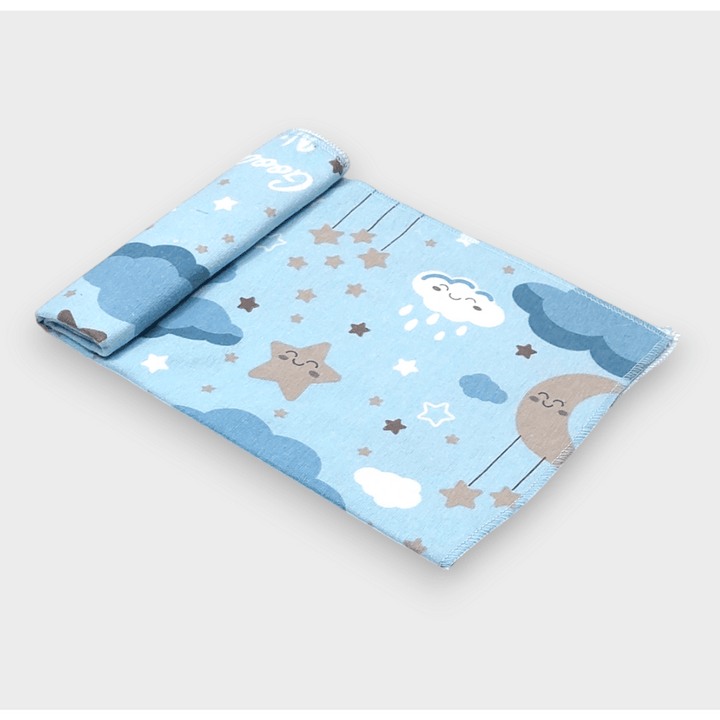 Rainy Scutec textil pentru bebeluși din finet 80x35 cm. Good night maro