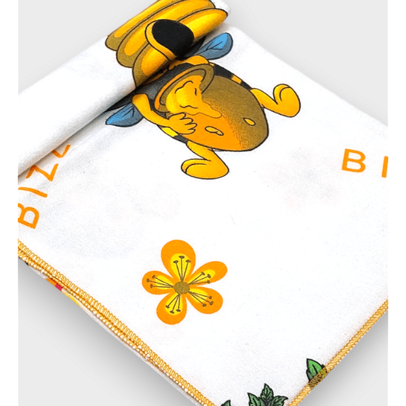 Rainy Scutec pentru bebeluși din finet 80x35 cm. Albinuțe Buzz