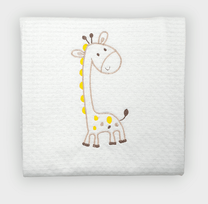 Rainy Păturică pentru bebeluși pentru externare Bebcho 80x80 cm Girafă