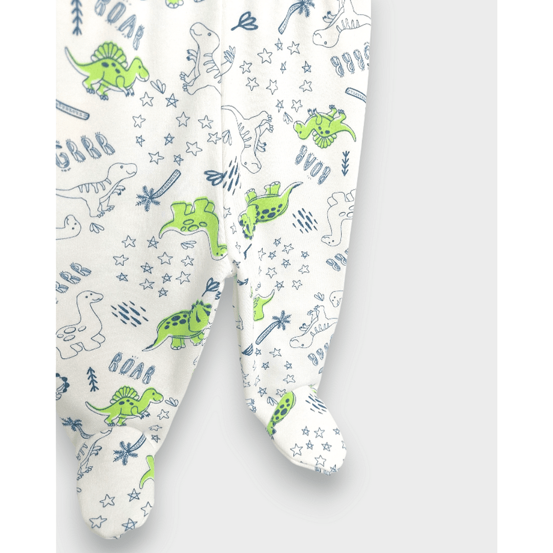 Rainy Pantalonași cu botoșei pentru bebeluși 48 - 62 cm. Dinozauri cu palmieri