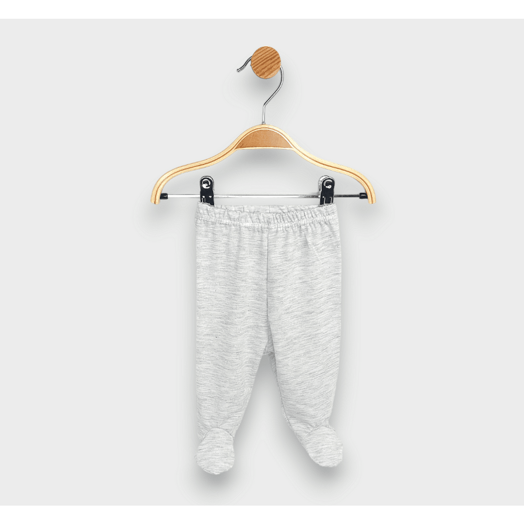 Rainy Pantaloni cu botoșei pentru bebeluși 48 - 62 cm. gri