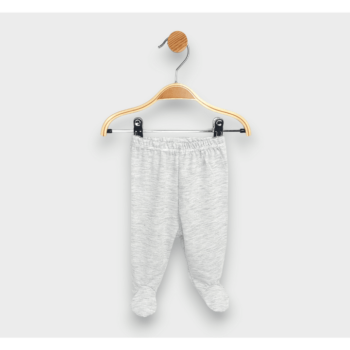 Rainy Pantaloni cu botoșei pentru bebeluși 48 - 62 cm. gri