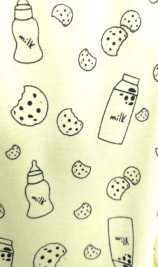 Rainy Pantalonași cu botoșei pentru bebeluși Milk 48 - 74 cm galben