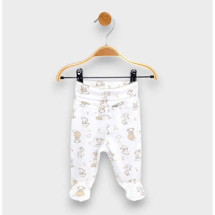Rainy Pantaloni de bebeluș cu bentiță întoarsă 48 - 62 cm. Baby animals