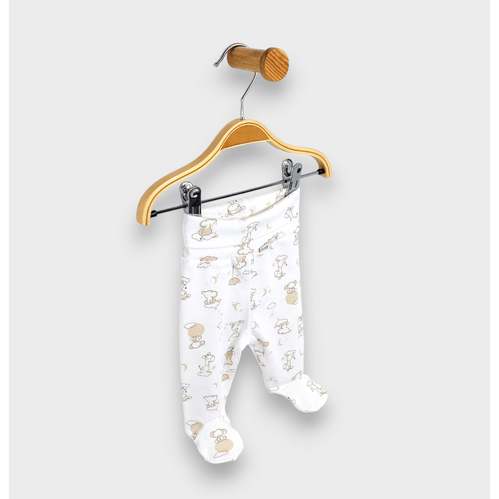 Rainy Pantaloni de bebeluș cu bentiță întoarsă 48 - 62 cm. Baby animals