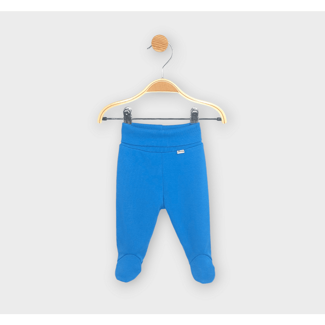Rainy Pantaloni cu botoșei pentru bebeluși cu betelie întoarsă 48 - 74 cm. cobalt