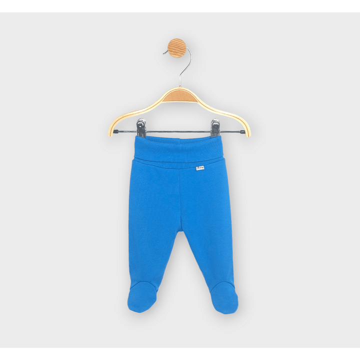 Rainy Pantaloni cu botoșei pentru bebeluși cu betelie întoarsă 48 - 74 cm. cobalt