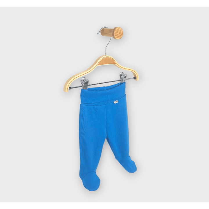 Rainy Pantaloni cu botoșei pentru bebeluși cu betelie întoarsă 48 - 74 cm. cobalt