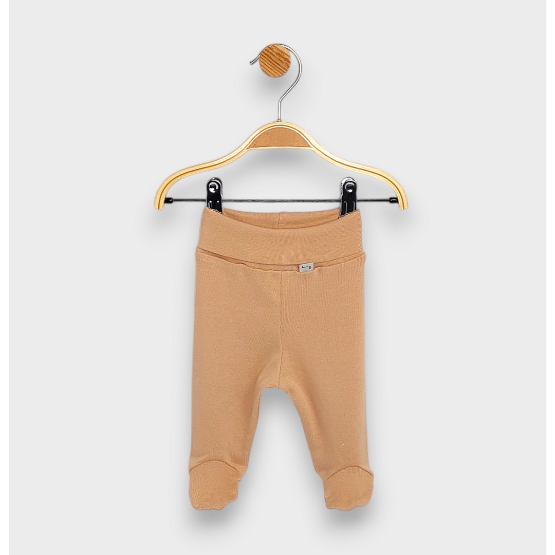 Rainy Pantaloni de bebeluș cu talie întoarsă 48 - 74 cm. moca