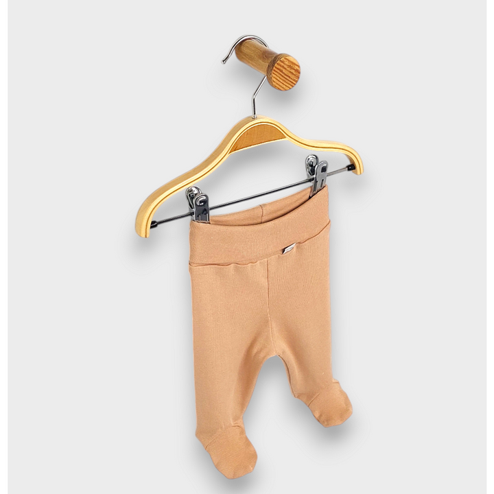 Rainy Pantaloni de bebeluș cu talie întoarsă 48 - 74 cm. moca