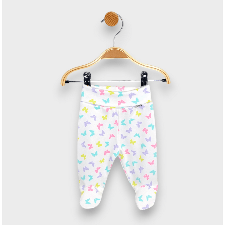 Rainy Pantaloni de bebeluș cu bentiță întoarsă 48 - 74 cm. Fluturași