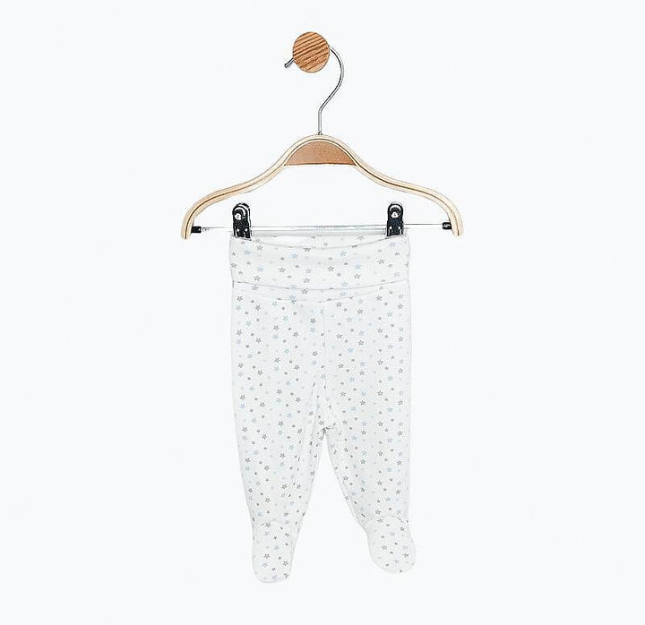 Rainy Pantaloni de bebeluș cu talie întoarsă 48 - 74 cm. Steluțe Albastre