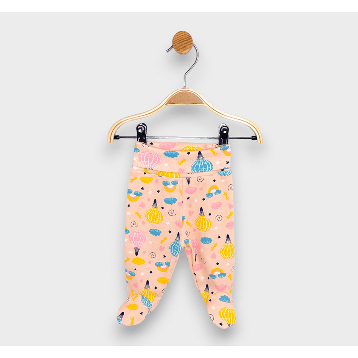 Pantalonași cu botoșei pentru bebeluși Rainy cu talie pliabilă, 56–74 cm. Baloane cu curcubee
