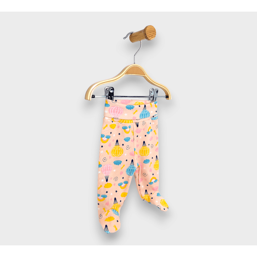 Pantalonași cu botoșei pentru bebeluși Rainy cu talie pliabilă, 56–74 cm. Baloane cu curcubee
