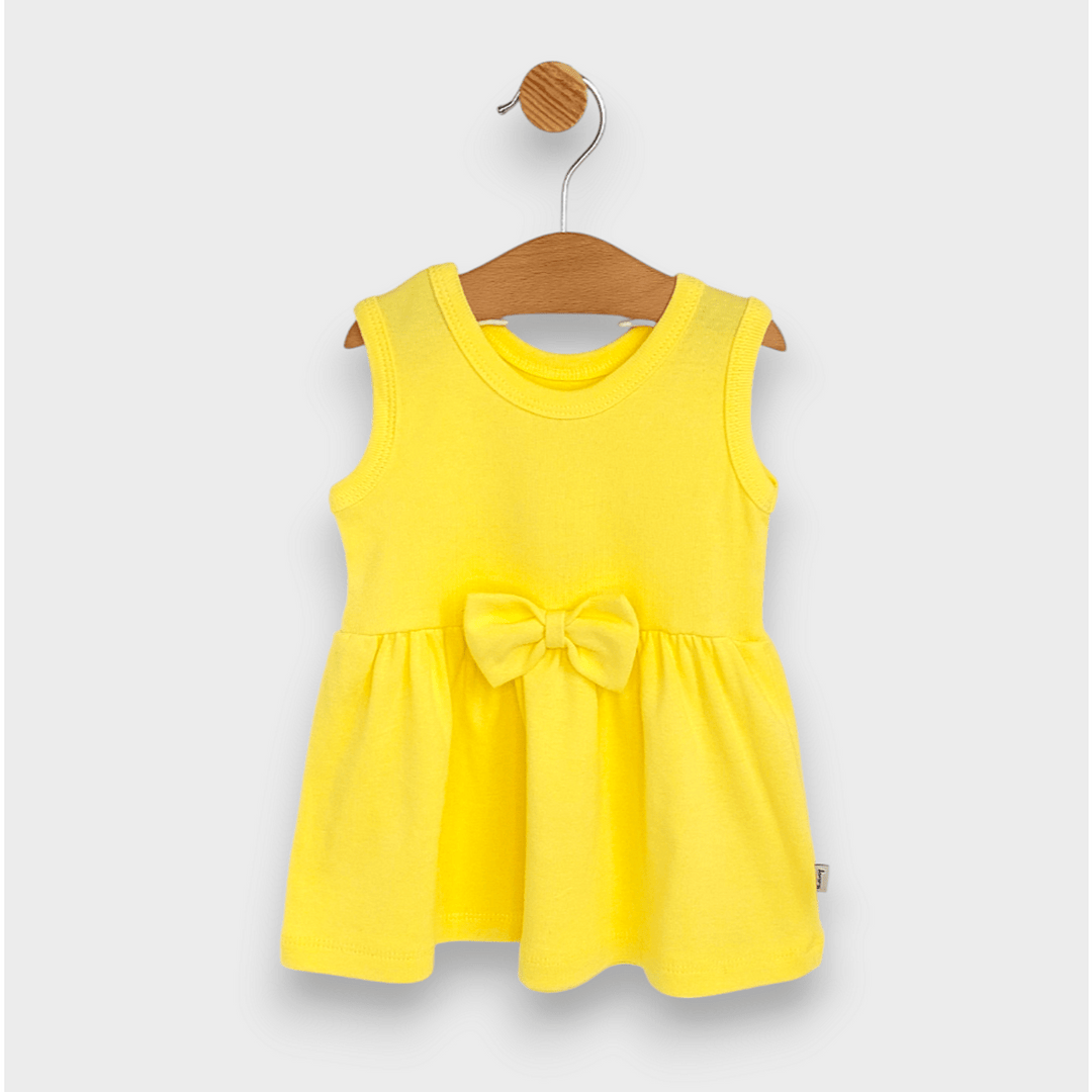 Rochie pentru bebeluși Rainy 62 - 92 cm. lămâie