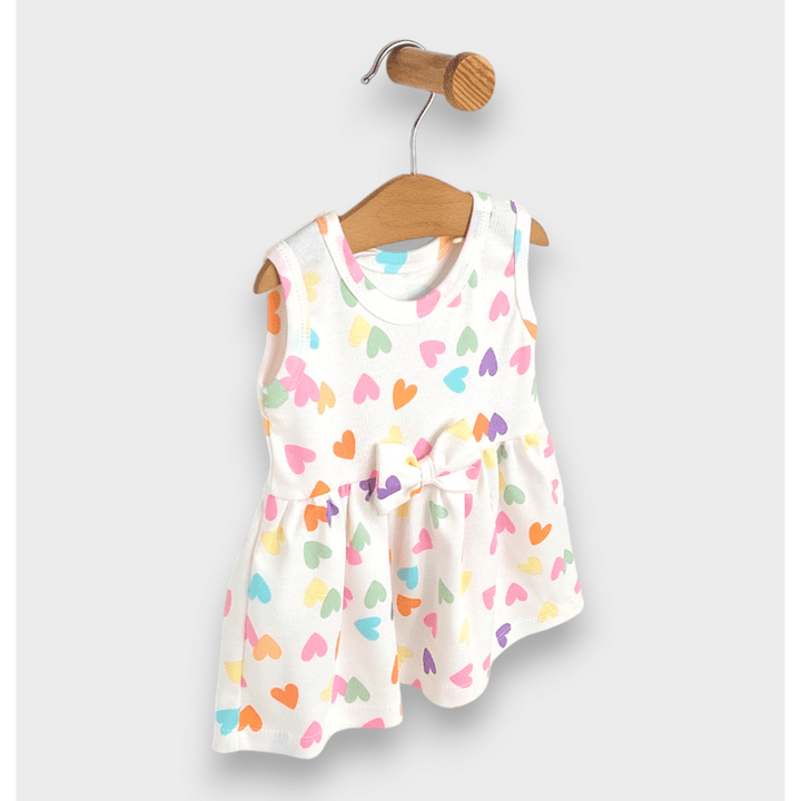Rainy Rochie pentru bebeluși „Inimioare colorate” 62 - 92 cm.