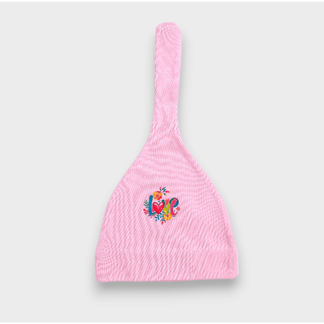 Rainy Căciuliță pentru bebeluși Love 48 - 62 cm. roz