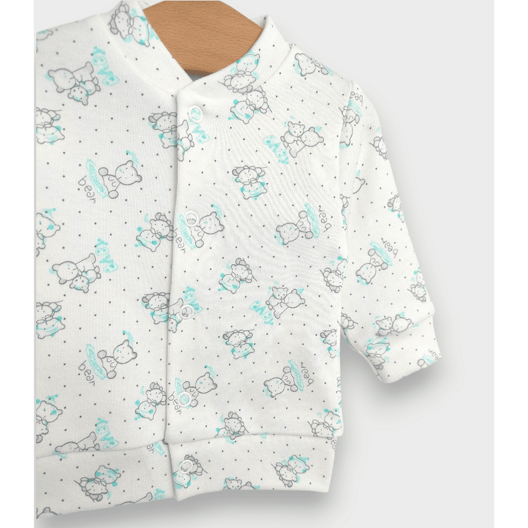 Cardigan pentru bebeluși Rainy 48 - 68 cm. Urșișori gri Baby