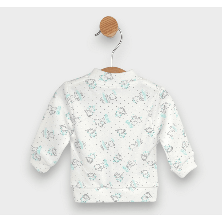 Cardigan pentru bebeluși Rainy 48 - 68 cm. Urșișori gri Baby