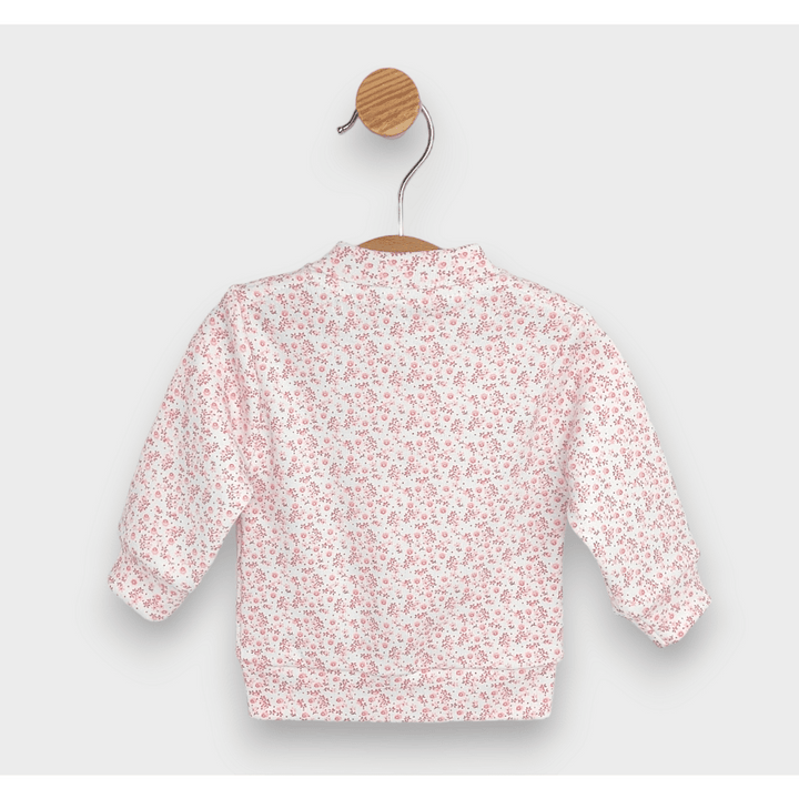 Cardigan pentru bebeluși Rainy 56 cm. Flori