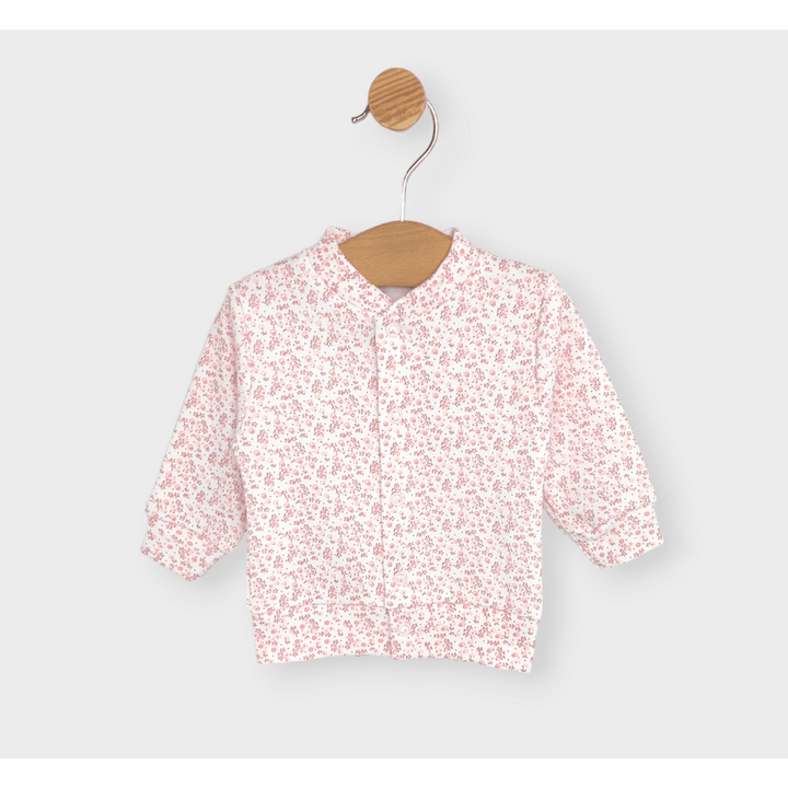 Cardigan pentru bebeluși Rainy 56 cm. Flori