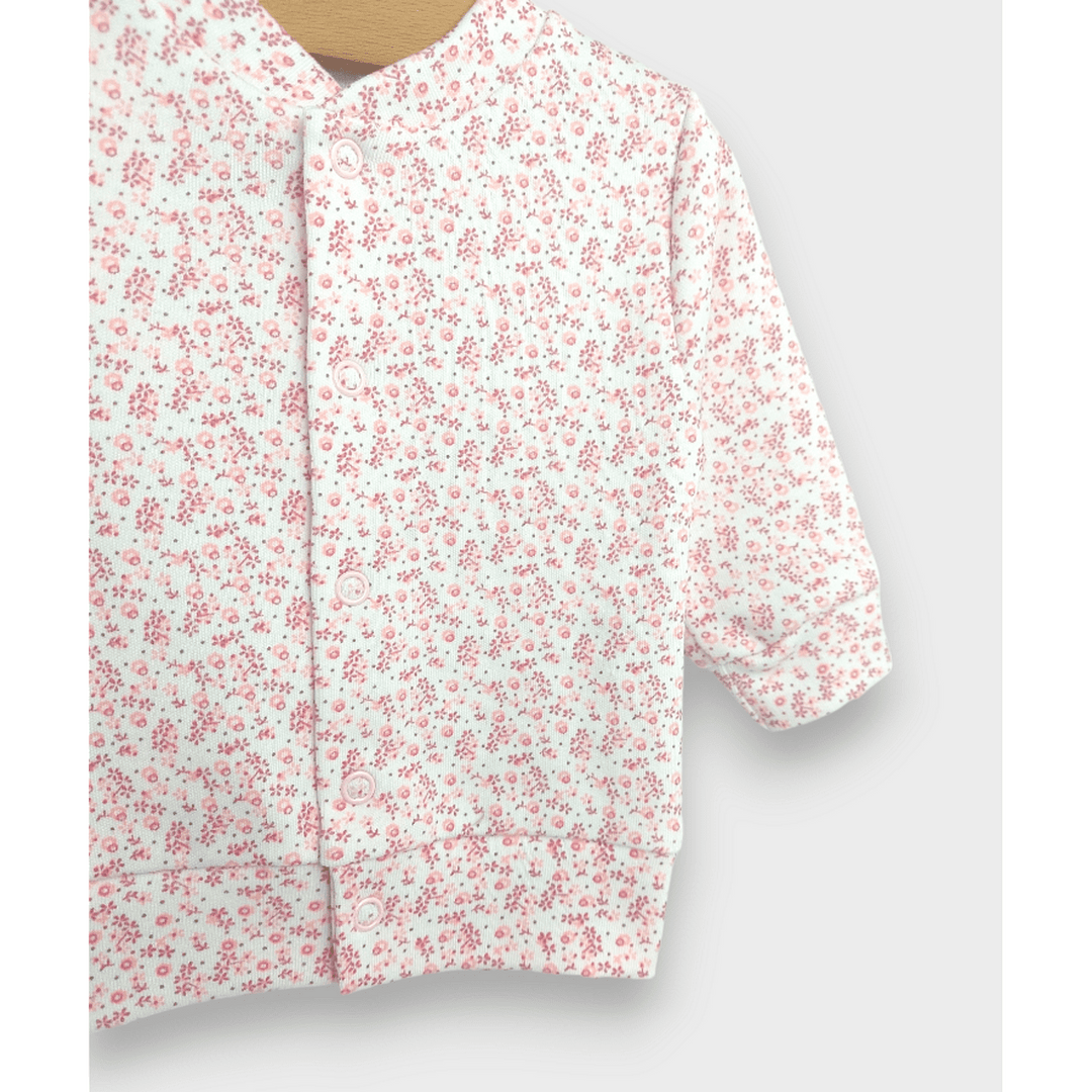 Cardigan pentru bebeluși Rainy 56 cm. Flori