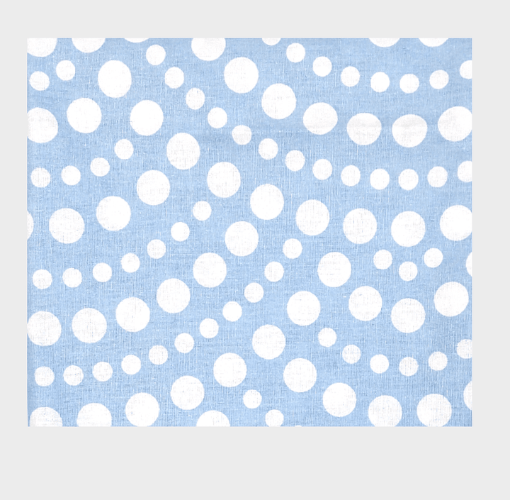 Rainy Cearșaf pentru bebeluși cu elastic 60x120 cm cu buline albe