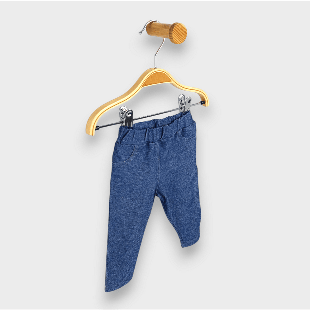 Rainy Colanți lungi pentru bebeluși din denim 62-92 cm.